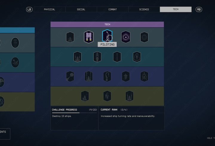 starfield level up piloting skill fast