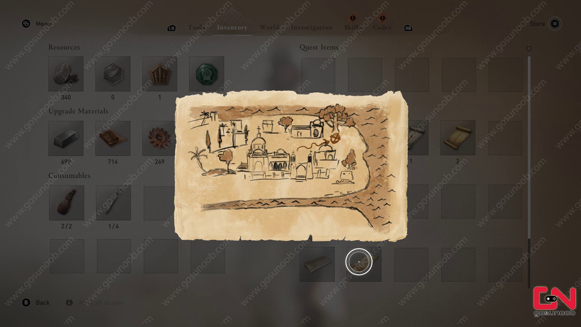 A Holy Hoard Enigma Picture Solution Location in AC Mirage