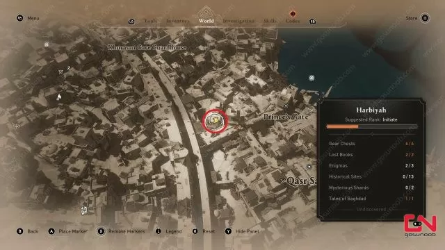 A Holy Hoard on Map Assassin's Creed Mirage