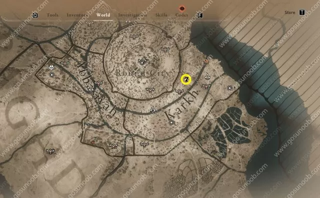 AC Mirage Karkh Enigma Location Mapmap