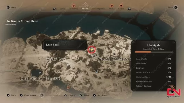 How to Get the Lost Book in the Nestorian Monastery in Assassin's Creed Mirage