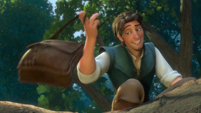 In Tangled, Where Does Rapunzel First Hide Flynn’s Satchel