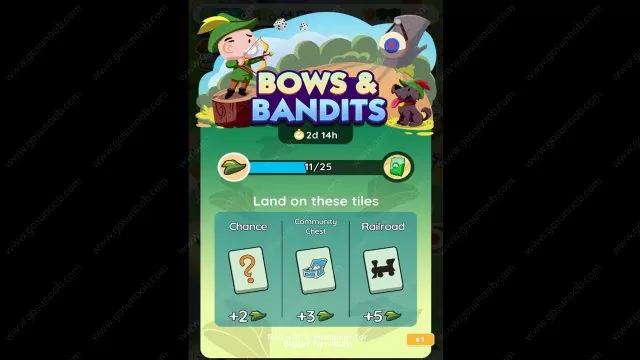 Monopoly GO Bows & Bandits Rewards