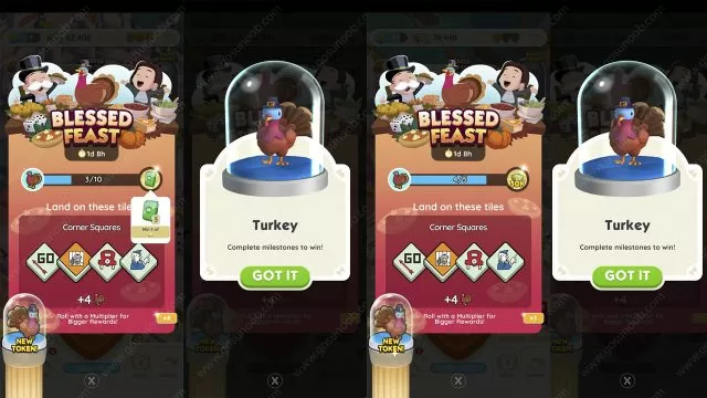 Monopoly Go Turkey Race Rewards and Milestones