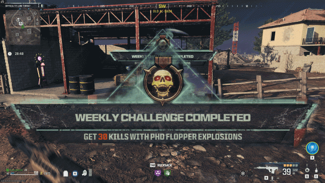 PHD Flopper Can Weekly Challenge in Modern Warfare 3 Zombies