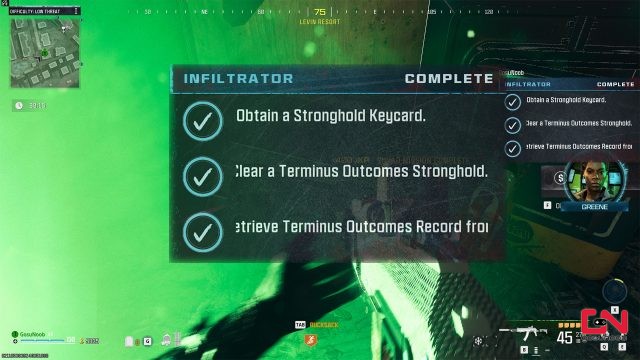 Retrieve Terminus Outcomes Records From the Stronghold Safe MWZ Infiltrator Complete