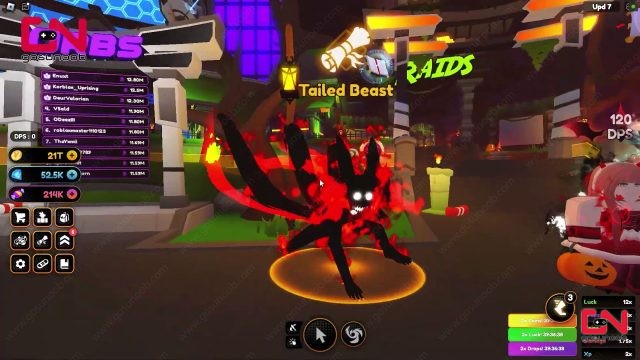 anime champions simulator tailed beast quest rewards