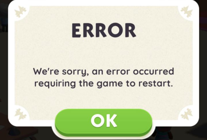 monopoly go error has occurred partner event not working fix