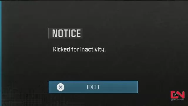 mw3 kicked for inactivity while playing bug