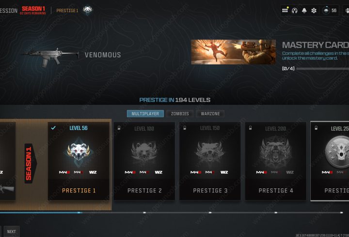 mw3 prestige system season 1 explained