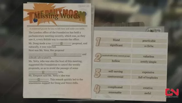 reverse 1999 missing words crossword answers