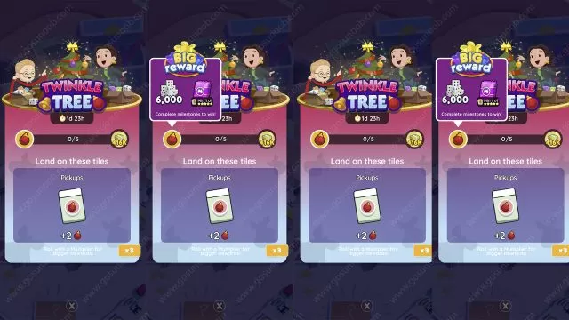 All Monopoly GO Twinkle Tree Rewards List