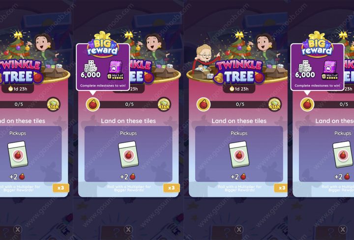 All Monopoly GO Twinkle Tree Rewards List