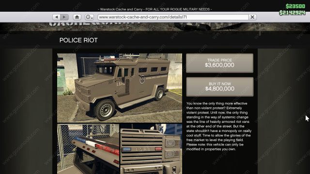 GTA Online Police Car Customization