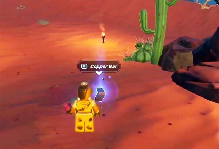 How to get Copper in Lego Fortnite, Copper Bar