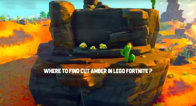 Where to Find Cut Amber in Lego Fortnite