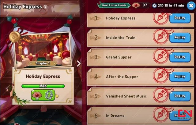 cookie run kingdom after the supper answers in holiday express