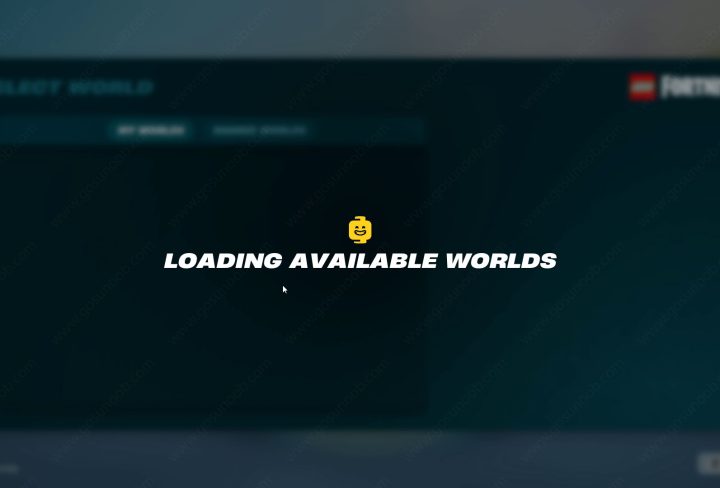 lego fortnite select world disabled greyed out fix