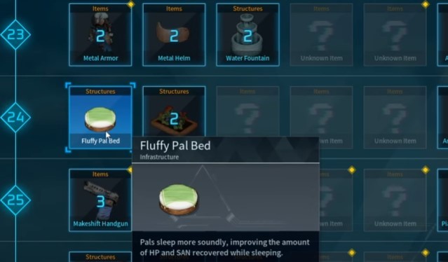 Build Fluffy Pal Bed Palworld