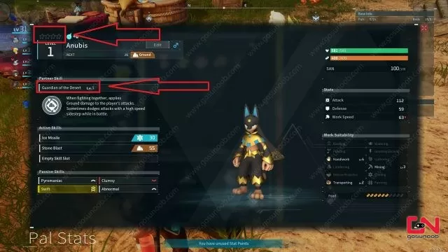 How to Upgrade Pals in Palworld, Upgrade Pal Skills and Stars
