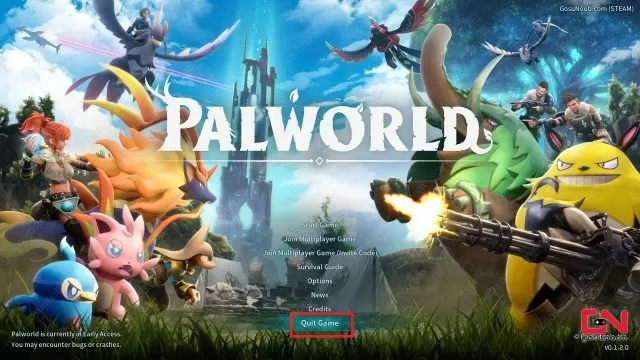 How to Quit Palworld