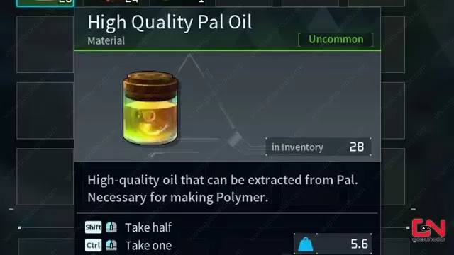how to get high quality pal oil in palworld