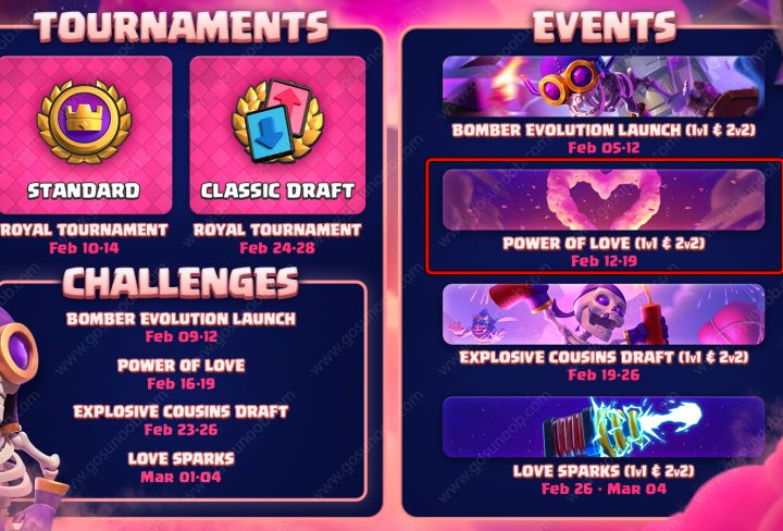 Best Power of Love Deck Clash Royale