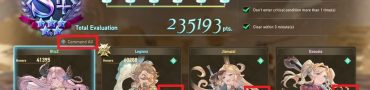Granblue Fantasy Relink Number Next to Character Level on Battle Results Screen