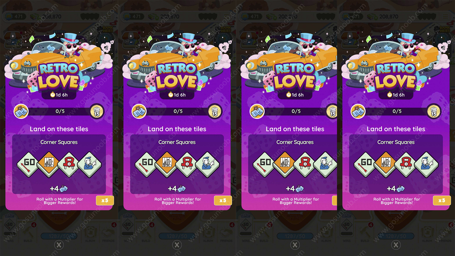 Monopoly Go Retro Love Milestones and Rewards List for February