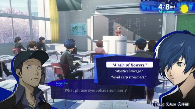 What Phrase Symbolizes Summer Persona 3 Reload