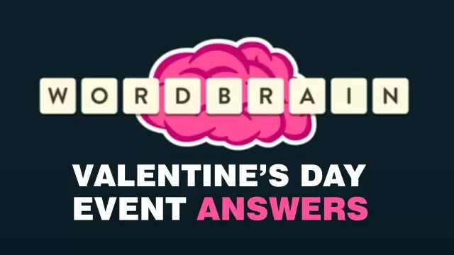 Wordbrain Valentine Event 2024 Answers