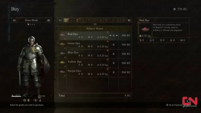 dragons dogma 2 dye merchant locations