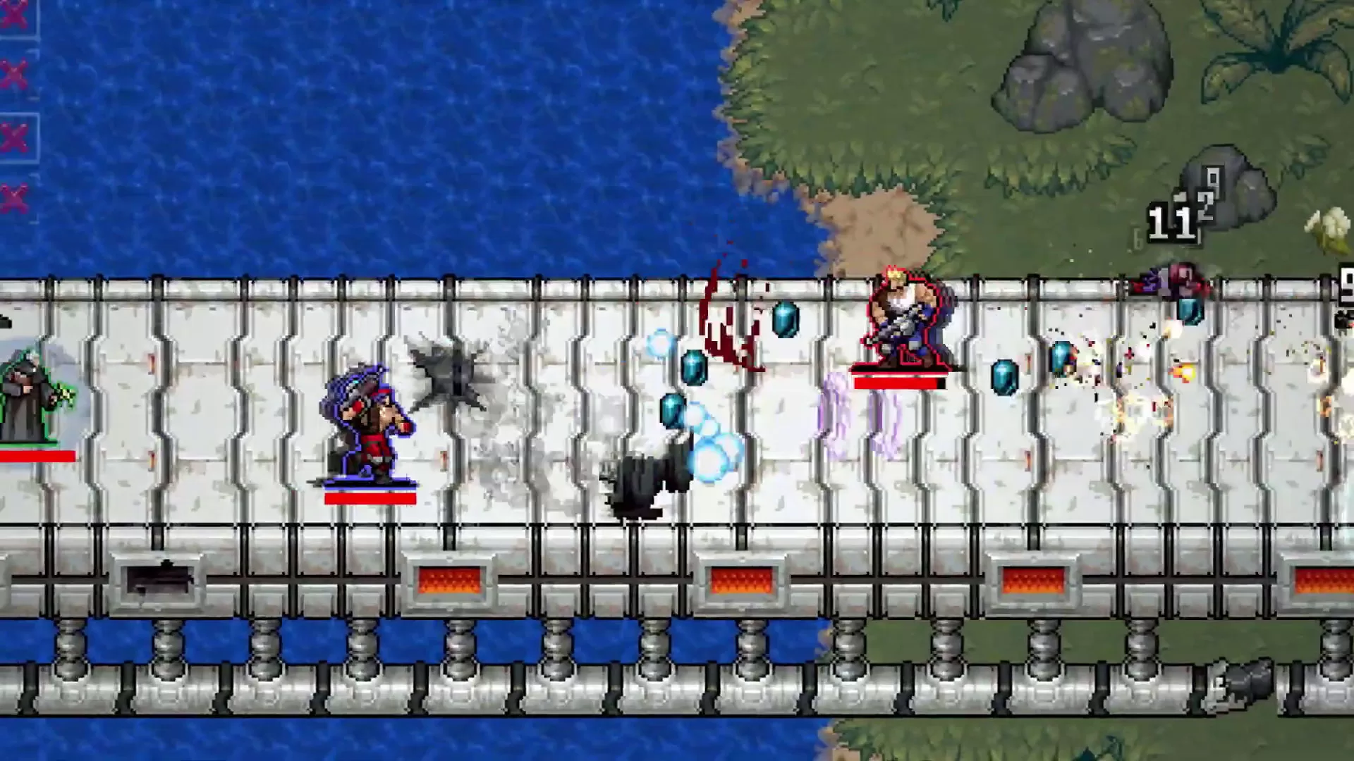 Contra DLCのPlayStationで発売されたVampire Survivors