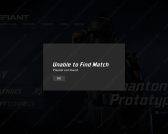 XDefiant Unable to Find Match - Playlist Not Found Error