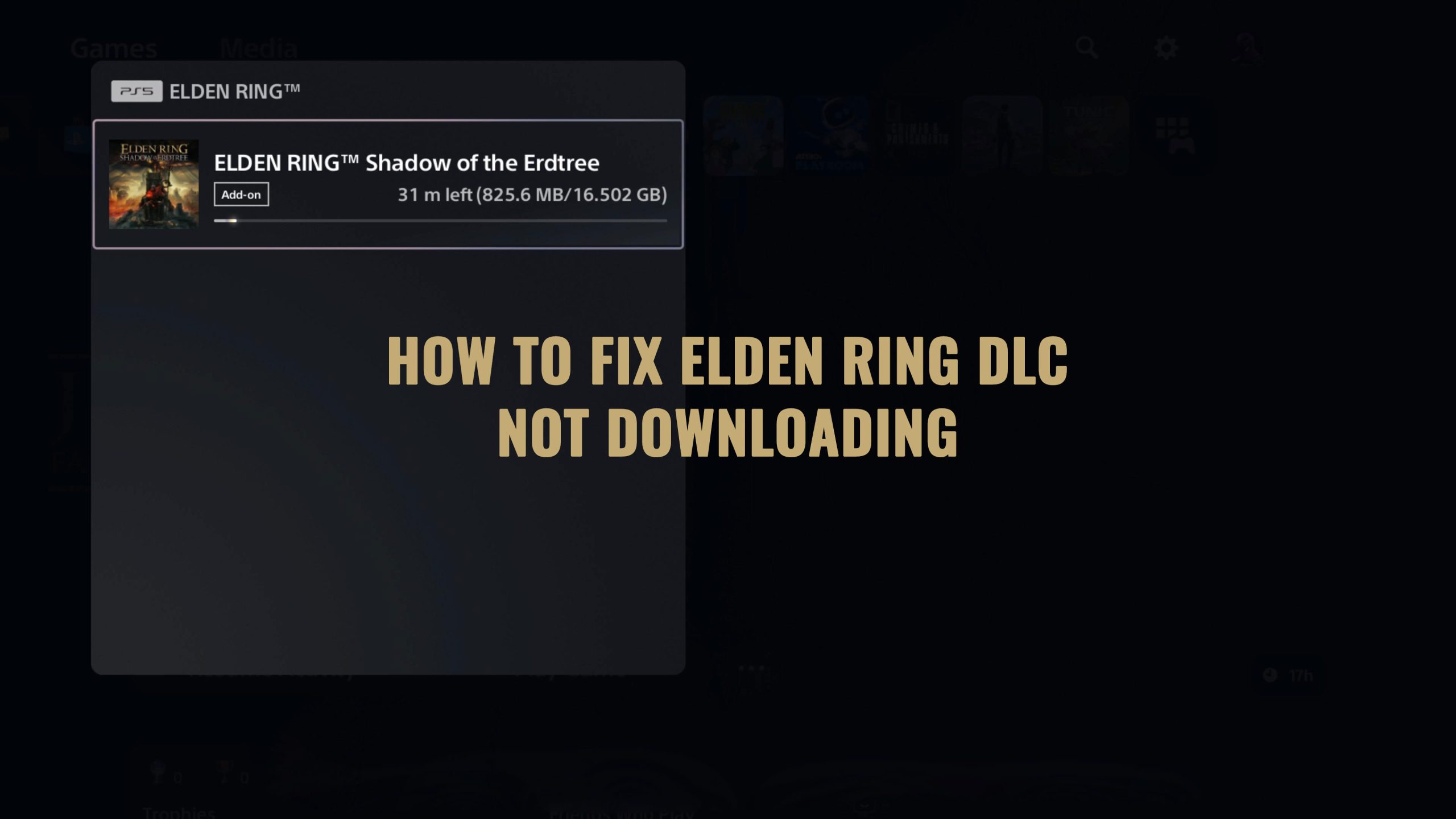 修复《Elden Ring》DLC《Shadow of the Erdtree》无法下载的问题