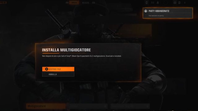 CoD Black Ops 6 Multiplayer DLC Packs Not Installed