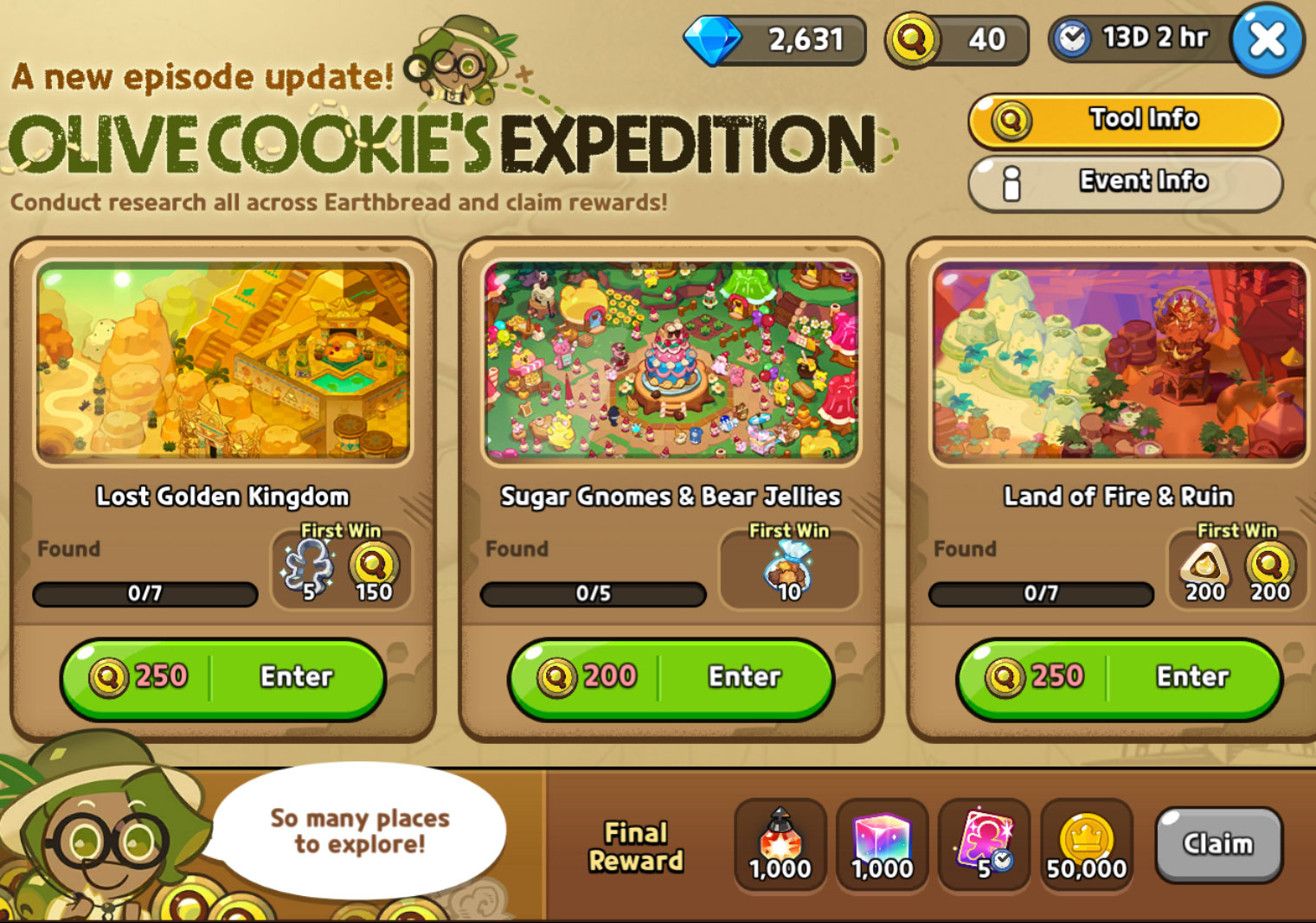 Cookie Run 王国 橄榄饼干的探险队