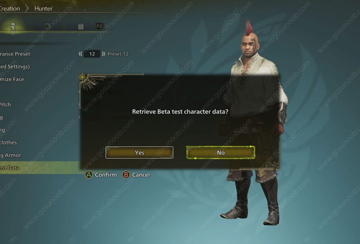 How to Transfer Beta Character to Full Game in Monster Hunter Wilds