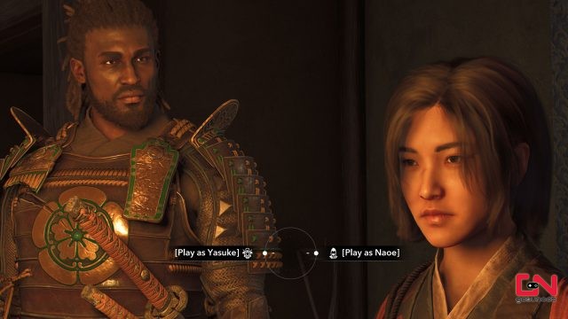 Play as Yasuke or play as Naoe screenshot from AC Shadows