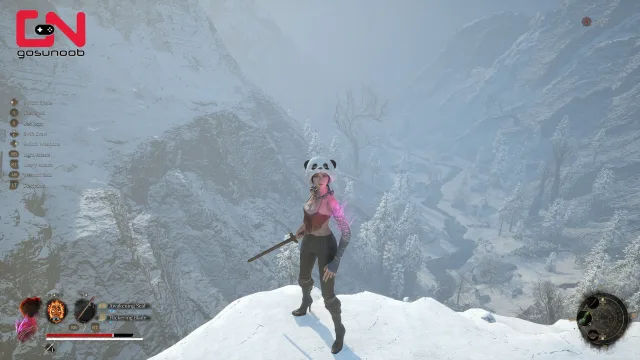 wuchang fallen feathers review screenshot of snowy cloudspire