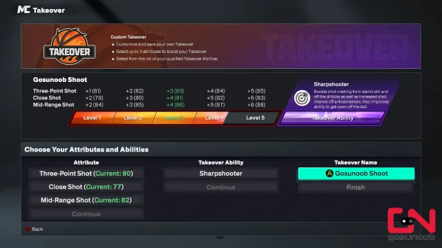 nba 2k26 create custom takeover interface