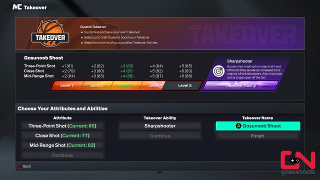 nba 2k26 create custom takeover interface