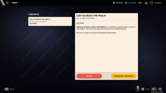 How to get Finals ARC Raiders Skin