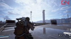 Transmit your location from the roof of the Container Storage building