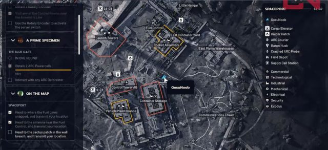 arc raiders cactus location map