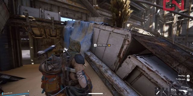 arc raiders find a container covered in tarp