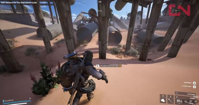 head to where the Fuel Lines snapped arc raiders