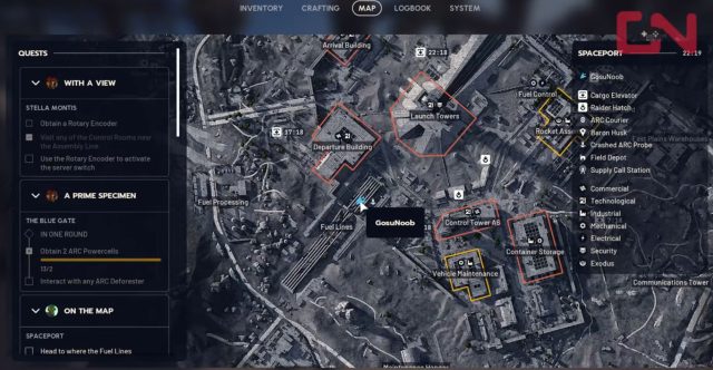 head to where the Fuel Lines snapped map arc raiders