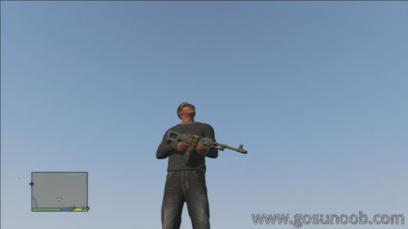 gta5 weapon MG 1 middle size