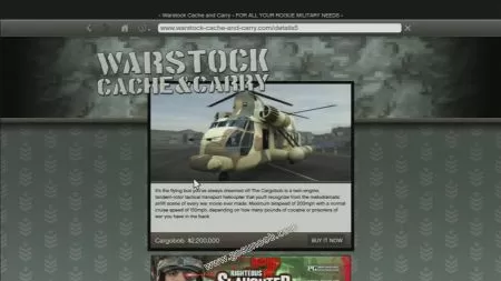 gtav vehicle Cargobob middle size